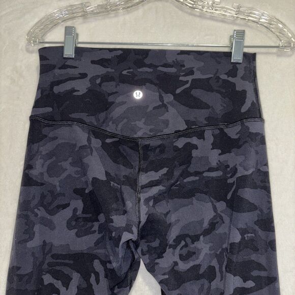 Lululemon Align Leggings Size 8 Incognito Camo Multi Grey Nulu High Rise Pants - Picture 6 of 12